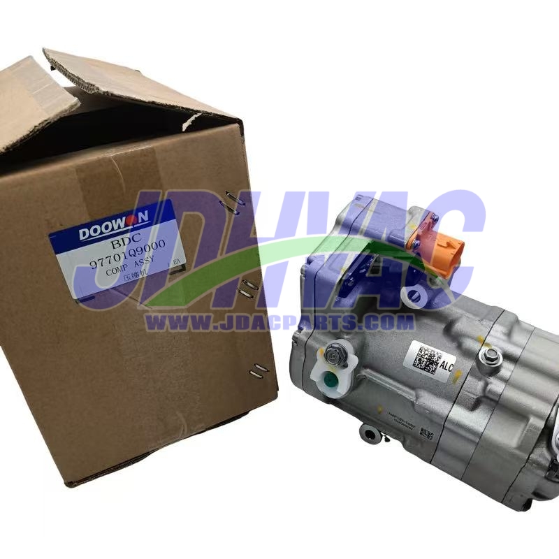 electric AC compressor for Kia K3 K5 EV5 Niro Hybrid HEV DOOWON DE27 OEN: 97701-Q9000 977E1-BF5000 977E1-AT000 977E1-AQ000 977E1-AC000