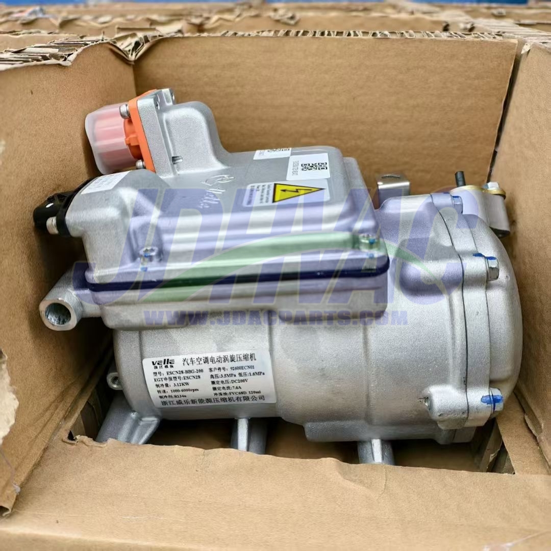 Renault electric vehicle AC air conditioning compressor 92600ECN01 ESCN28-BBG-200 ESCN28 DC200V